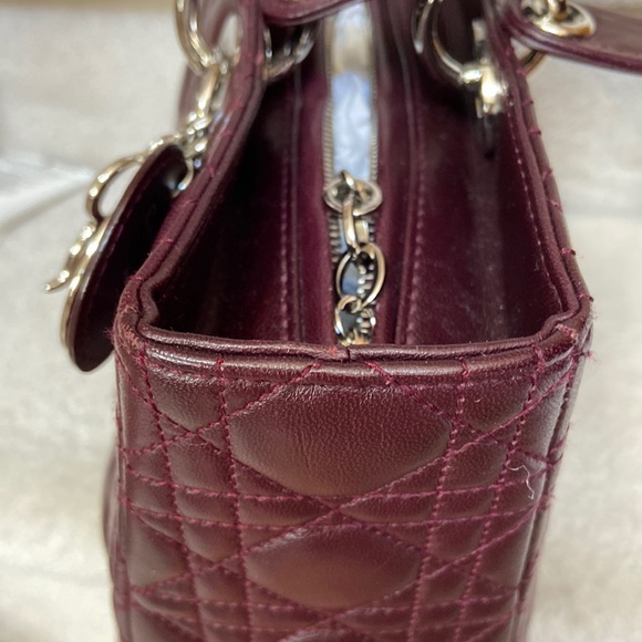 authentic christian dior large lady dior cannage bag - Picture 12 of 16